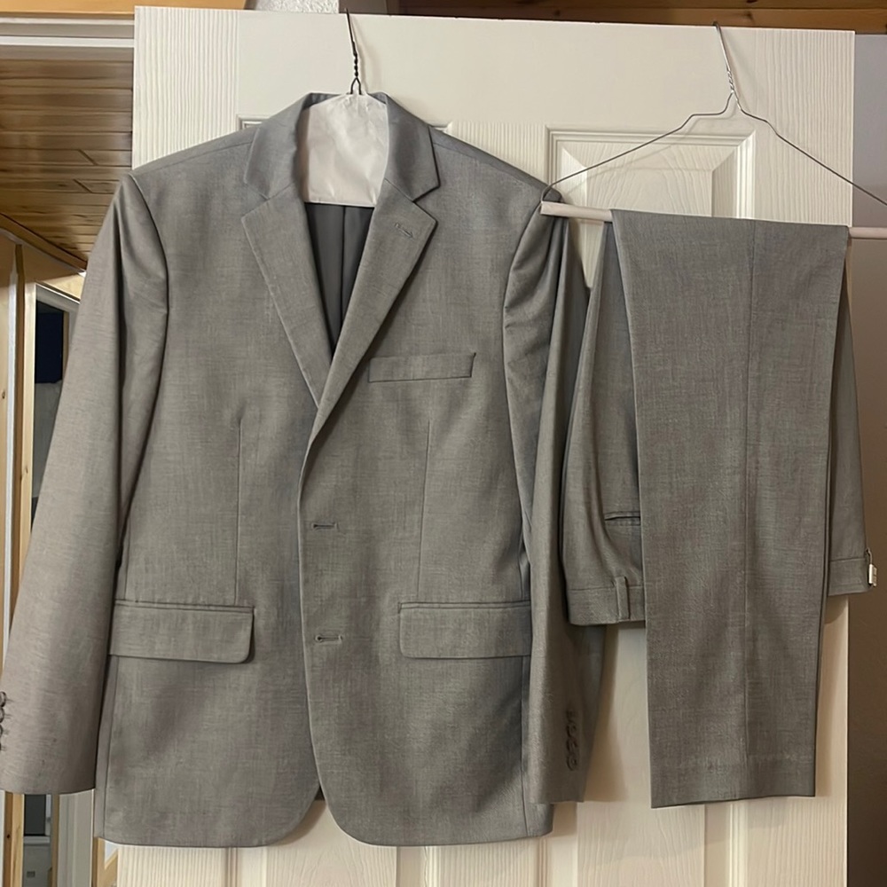 Mens grey suit